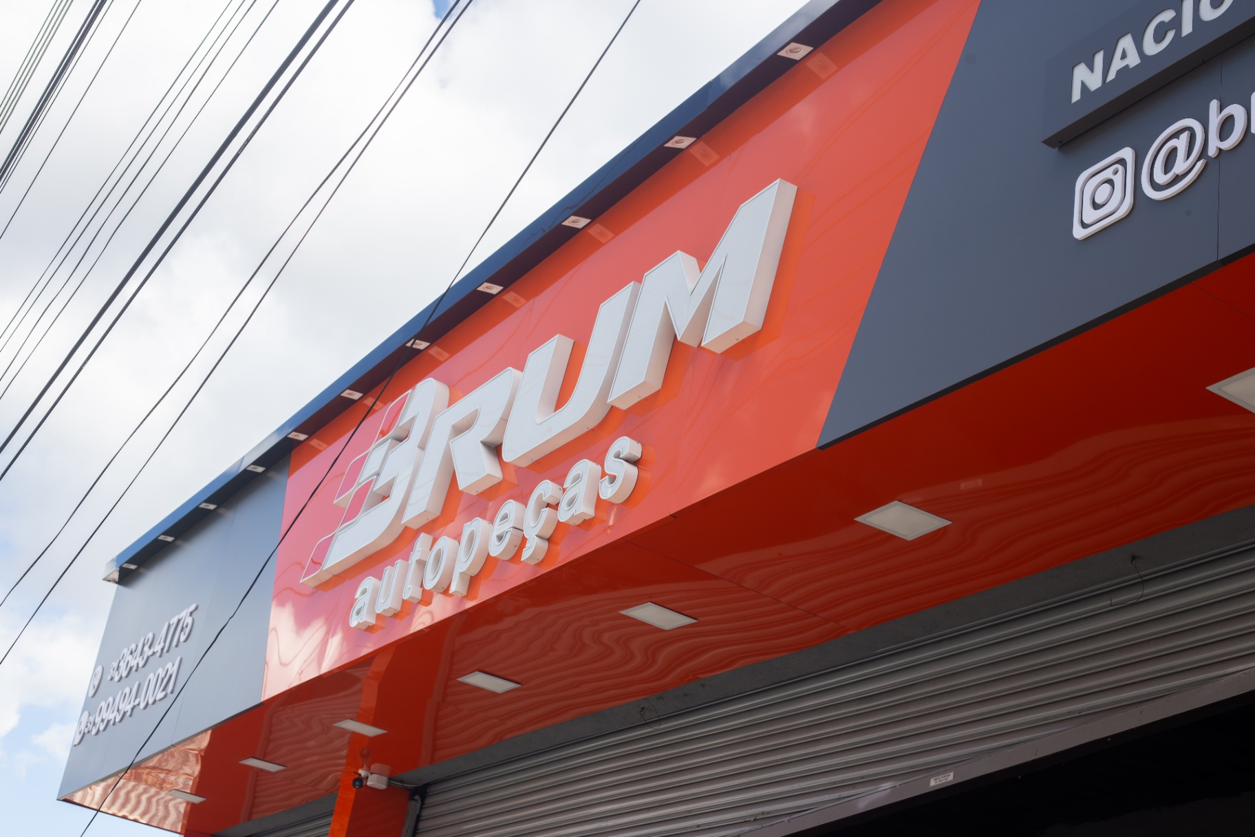 Fachada externa BRUM Autopeças